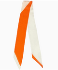 Bright Orange Scarf Necklace